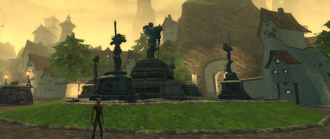 Statue District on Quarterstone in Chronicles of Spellborn