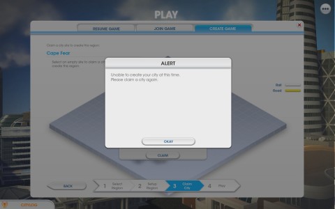 The SimCity "Ha Ha!" screen